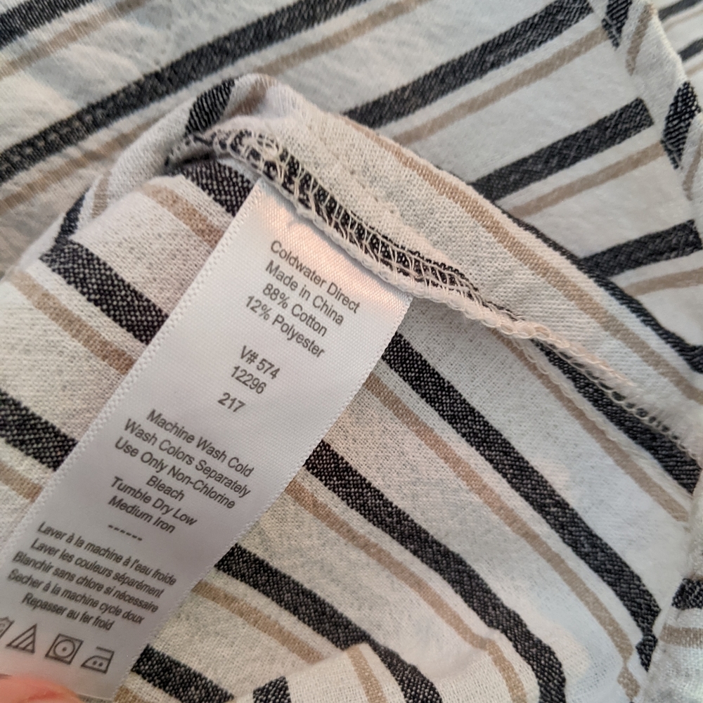 Sale Coldwater Creek Buttondown Jacket Or Blouse - image 4